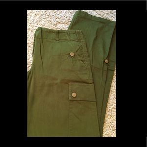 DKNY Green Cargo Pants - Fabulous!